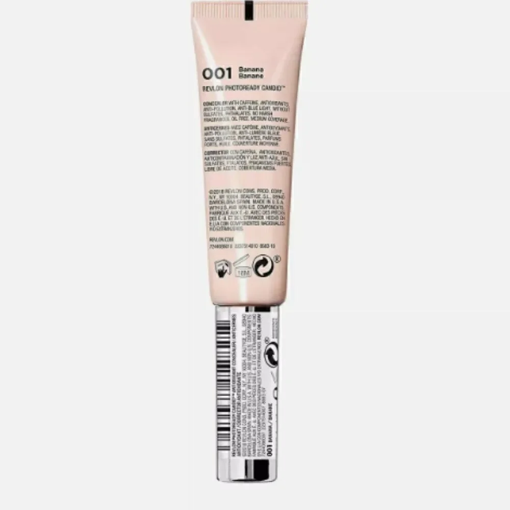 New! Revlon PhotoReady Candid Concealer Banana with Antioxidants, Anti-Blue